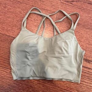 Lululemon Women's Green and Khaki Bra